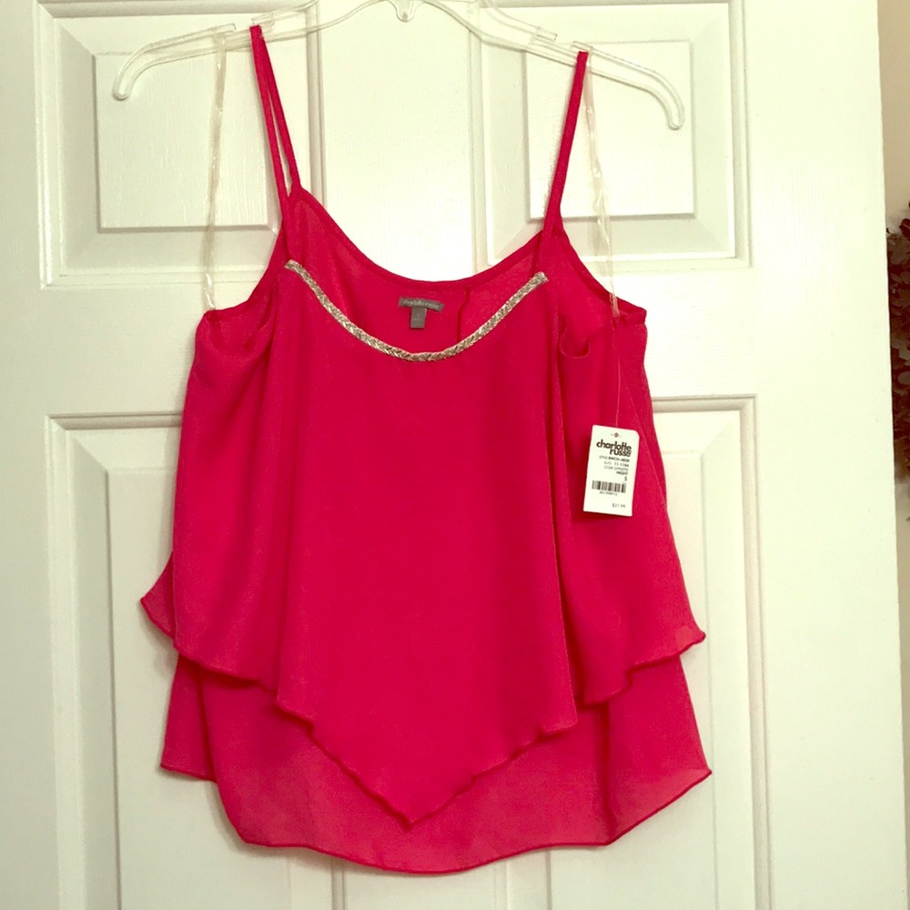 Open back tank top